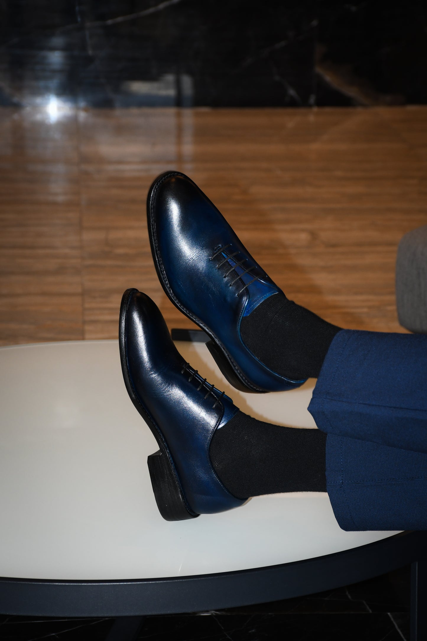 Kiotto - Zapato oxford azul welt