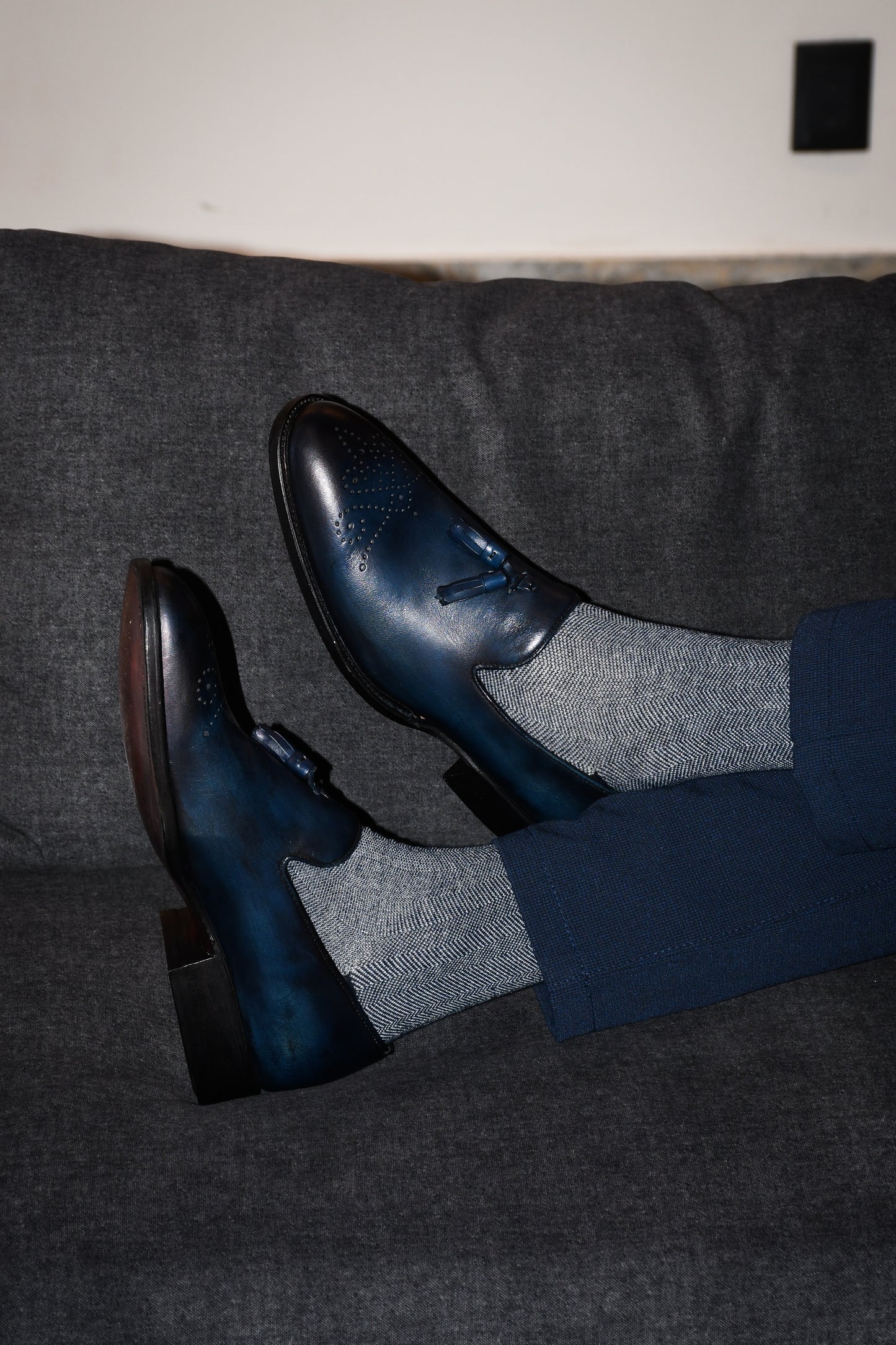 Palencia - Zapato loafers marino welt